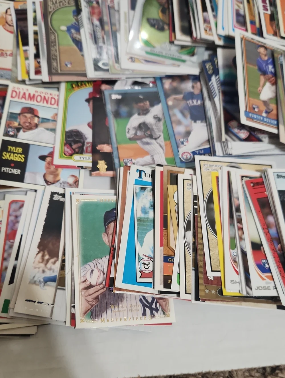 Baseball Trading Card Lot Approx 480 Cards